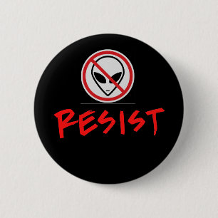 Aliens-Button weerstaan Ronde Button 5,7 Cm