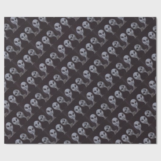 Aliens Cadeaupapier (Vlak)