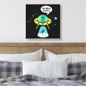 Aliens Canvas Afdruk (Insitu (Slaapkamer))