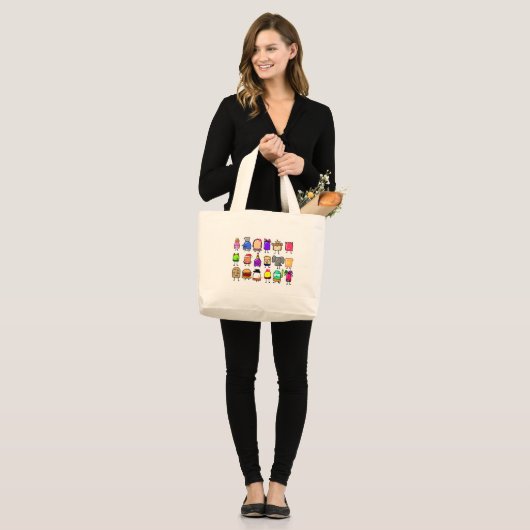 Aliens Canvas tas (Voorkant (model))