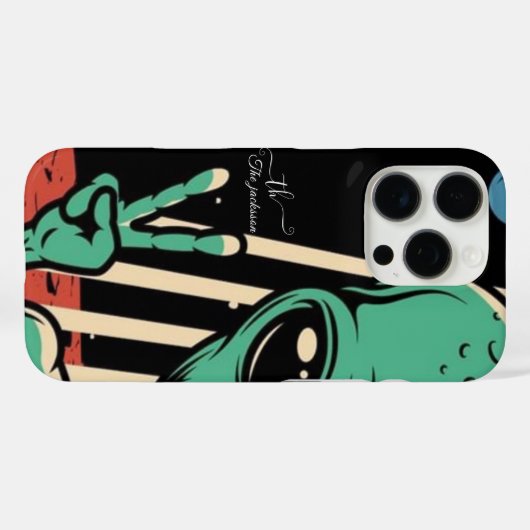 Aliens Case-Mate iPhone Case (Achterkant (horizontaal))