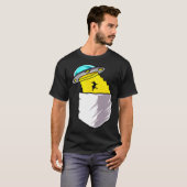 Aliens Cryptozoology Abduction  Cute Pocket Style T-shirt (Voorkant volledig)