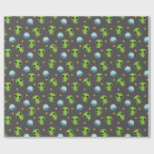 Aliens die papier met onmiddellijke verpakking geb (Vlak)
