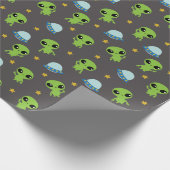 Aliens die papier met onmiddellijke verpakking geb (Hoek)
