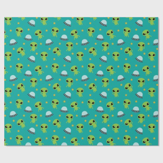 Aliens die papier met onmiddellijke verpakking geb (Vlak)