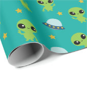 Aliens die papier met onmiddellijke verpakking geb (Rol Hoek)