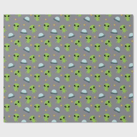 Aliens die papier met onmiddellijke verpakking geb (Vlak)