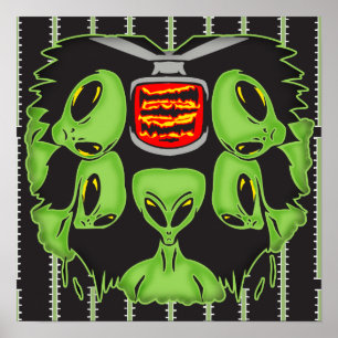 Aliens die uw lichaam beschermen poster