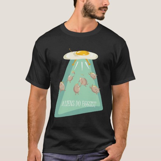 Aliens Do Eggsist  Alien Ship  Kids Boys Girls T-shirt (Voorkant)