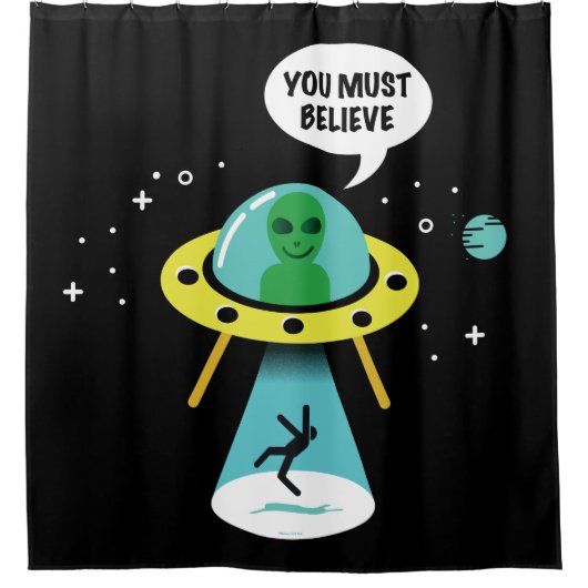 Aliens Douchegordijn (Voorkant)