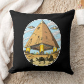 Aliens Egyptische piramides UFO-complot Annunaki Kussen (Deken)