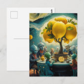 Aliens en de citroenboom briefkaart (Voorkant / Achterkant)