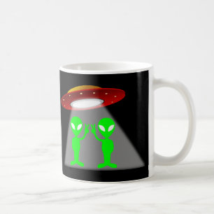 Aliens en Flying Saucer Koffiemok