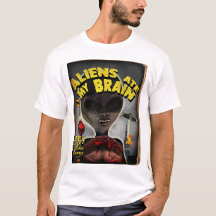 Aliens en mijn brein Pulp Hoesje stijl T-shirt