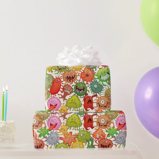 Aliens en Monsters Inpakpapier (Feestgeschenken)