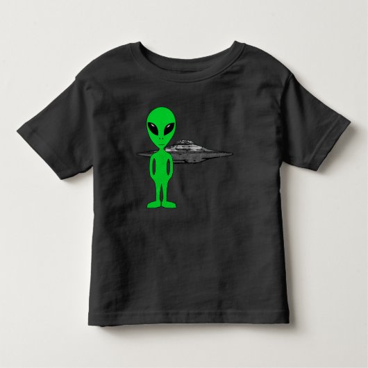 Aliens en UFO's Kinder Shirts (Voorkant)