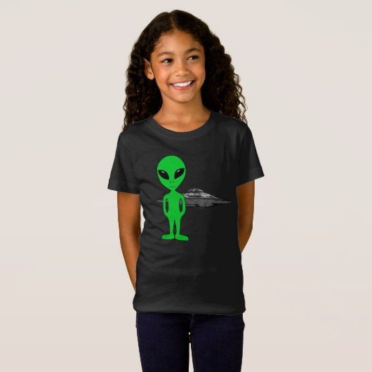 Aliens en UFO's T-shirt (Voorkant volledig)