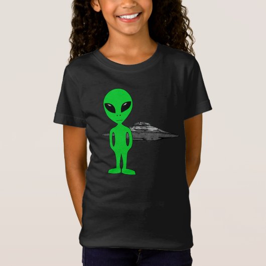 Aliens en UFO's T-shirt (Voorkant)