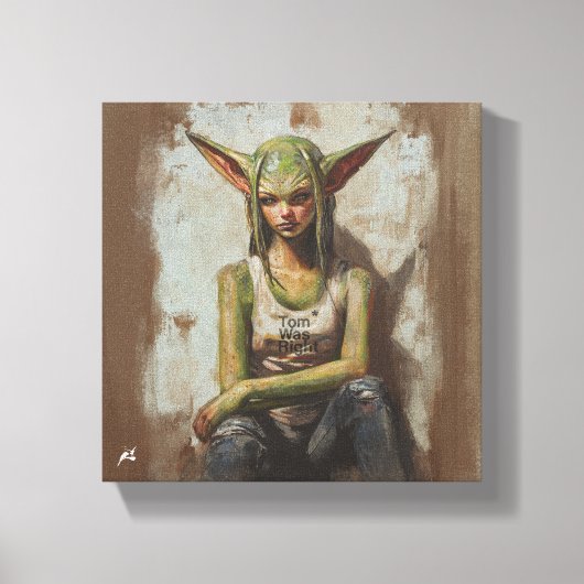 Aliens Exist Canvas Afdruk (Voorkant)