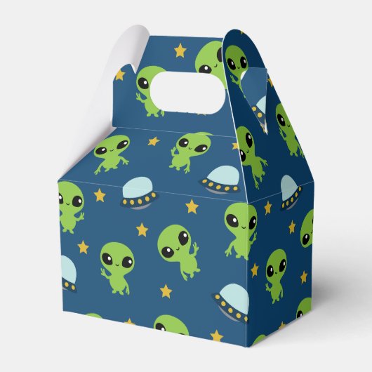 Aliens Favor Box Bedankdoosjes (Voorkant Zijde)
