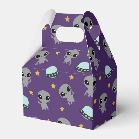 Aliens Favor Box Bedankdoosjes (Voorkant Zijde)