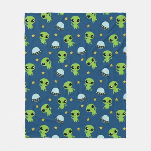 Aliens Fleece Blanket (Voorkant)