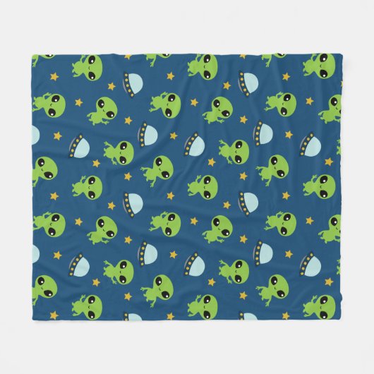 Aliens Fleece Blanket (Voorkant (Horizontaal))
