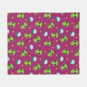 Aliens Fleece Blanket Deken (Voorkant (Horizontaal))