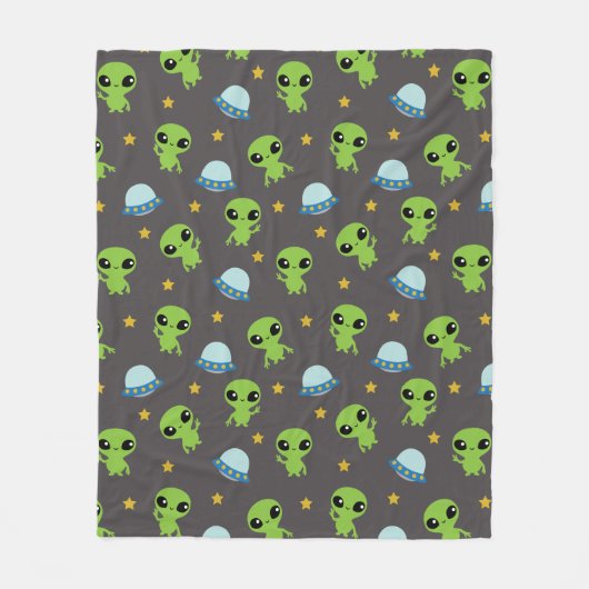 Aliens Fleece Blanket Deken (Voorkant)
