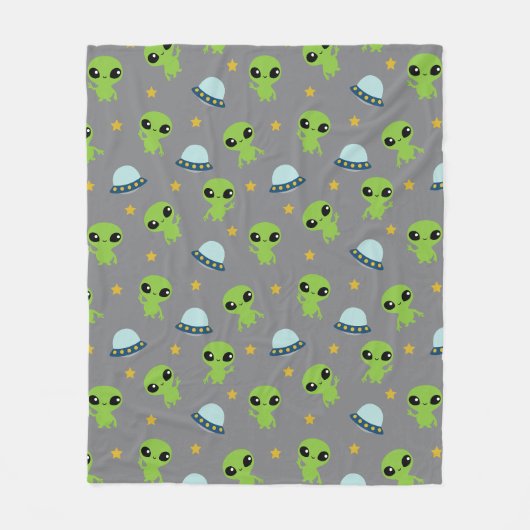 Aliens Fleece Blanket Deken (Voorkant)