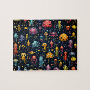 Aliens Fun Puzzel Legpuzzel