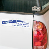 Aliens gaan je opsluiten. bumpersticker (Op Truck)