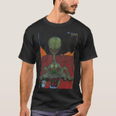 ALIENS GAVEN ONS WEED! T-SHIRT (Voorkant)