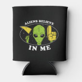 Aliens geloven in mij blikjeskoeler (Voorkant)