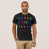 ALIENS GELOVEN - Multicolor Shirt (Voorkant volledig)