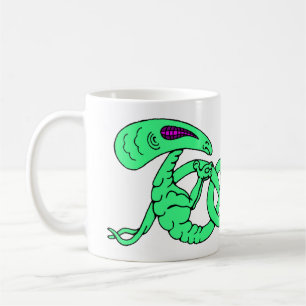 Aliens getwijnd (Aliens en Keltische Knot) Koffiemok