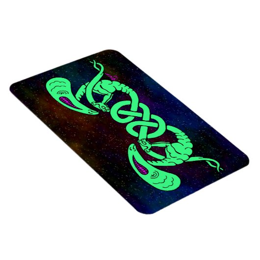 Aliens getwijnd (Aliens en Keltische Knot) Magneet (Rechterzijde)