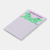 Aliens getwijnd (Aliens en Keltische Knot) Post-it® Notes (Schuin)