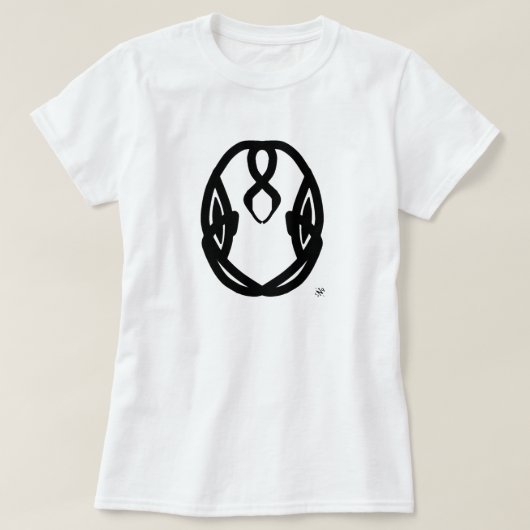 Alien's gezicht t-shirt (Design voorkant)