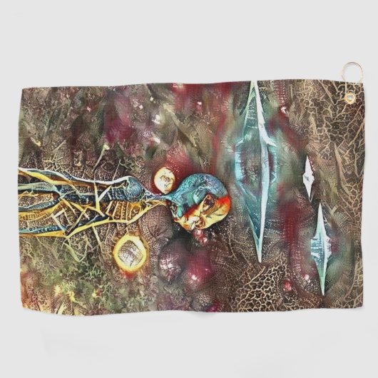 Aliens Golfhanddoek (Horizontaal)