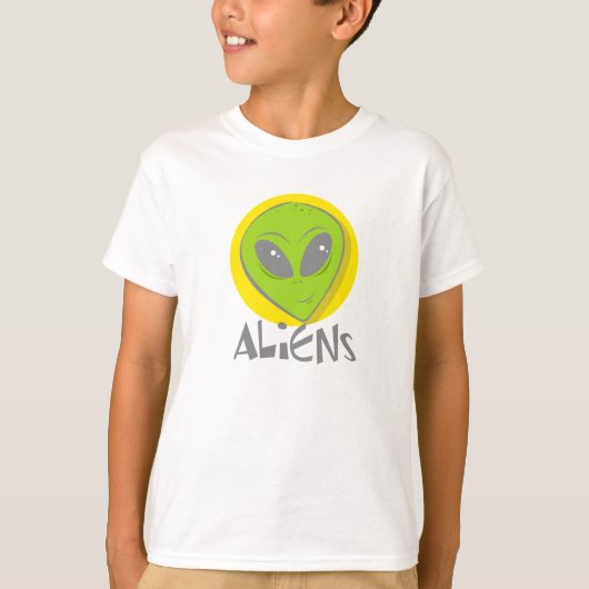 Aliens Head T-shirt (Voorkant)