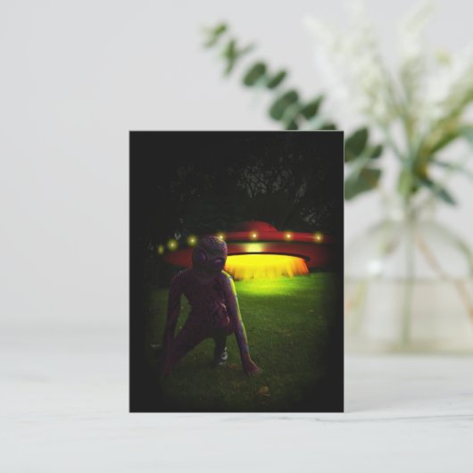 Aliens hebben Briefkaart aangevoerd (Staand voorkant)