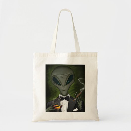 Aliens hebben een leszak tote bag (Voorkant)