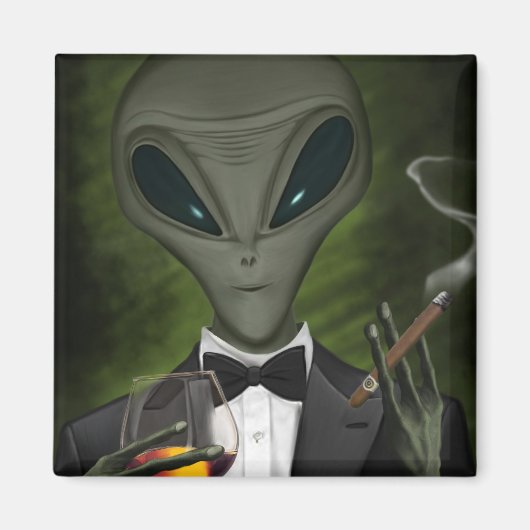 Aliens hebben klasse Magnet (Voorkant)