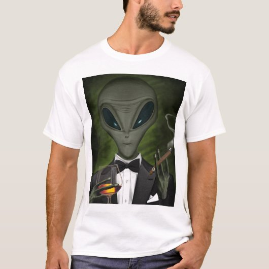 Aliens hebben klasse T-shirt (Voorkant)