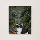Aliens hebben klasse V1-puzzel Legpuzzel (Verticaal)
