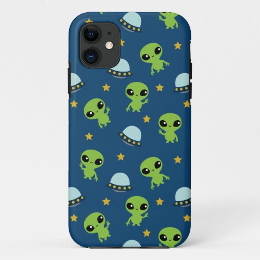 Aliens Hoesje-Mate iPhone Case (Achterkant)