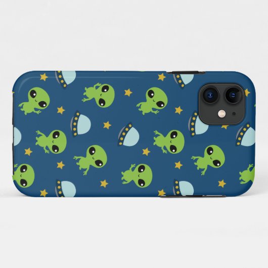 Aliens Hoesje-Mate iPhone Case (Achterkant (horizontaal))