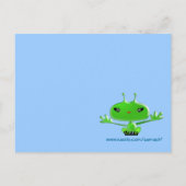 Aliens Huggs Briefkaart (Achterkant)