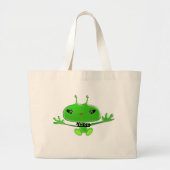 Aliens Huggs Grote Tote Bag (Voorkant)